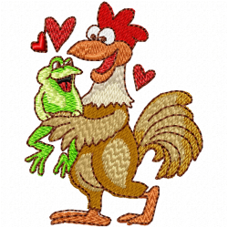 Chickens And Roosters Embroidery Design 10 Chickens And Roosters Embroidery Design 10